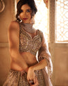 Lehenga - Light Brown J414